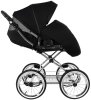 ROAN Коляска 2 в1 Bass Next Classic короб+прогул.(2 места)14d  (Caviar/Black/руч.Black)