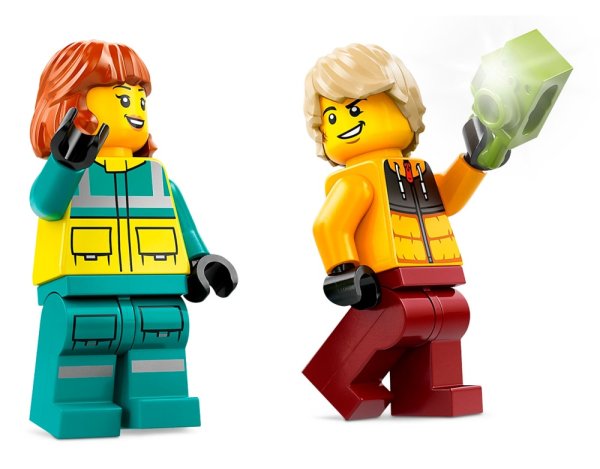 Lego City Конструктор "Скорая помощь и сноубордист"