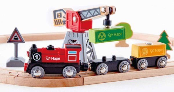 Hape Железная дорога "Доставки груза"