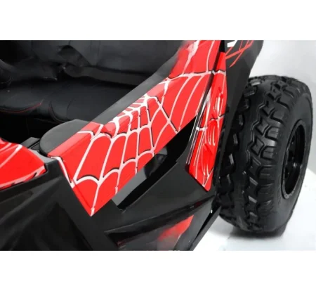 A707AA Электромобиль LUX NEW 4WD  (Красный Spider)