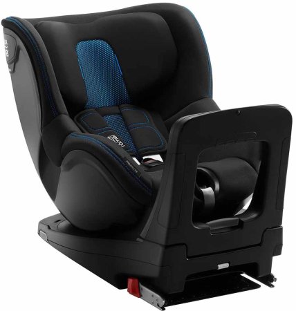 Britax Roemer Автокресло Dualfix M i-Size / цвет Cool Flow - Blue Special Highline (черный-синий)