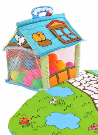 Everflo Развивающий коврик Forest hut
