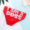 Kaftan Трусы купальные для мальчика "Boss", рост 86-92 см / цвет красный