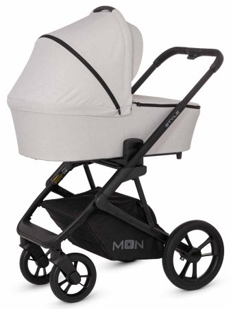 Moon Коляска 2 в 1 Style 2023 / цвет Ice (светло-серый)