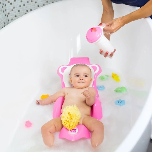 Ok baby горка для ванны buddy мишка / цвет розовый 66 для купания младенца