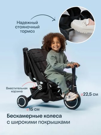 (м)Трехколес.склад.велос.SmarTrike Traveler (Midnight Blue)