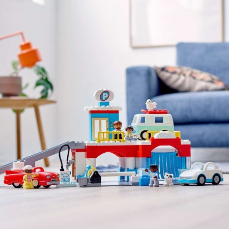 LEGO DUPLO Конструктор "Гараж и автомойка", 112 деталей