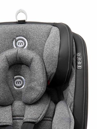 Bambini Moretti Детское автокресло ST-3 (0-36 кг) / цвет серый с серой строчкой