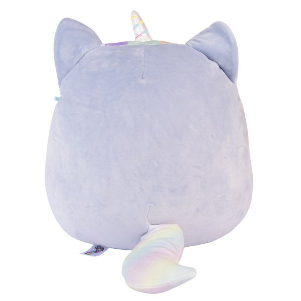 Squishmallows Игрушка мягкая "Кошка-единорожка Кларисса" Сквишмэллоус 30 см