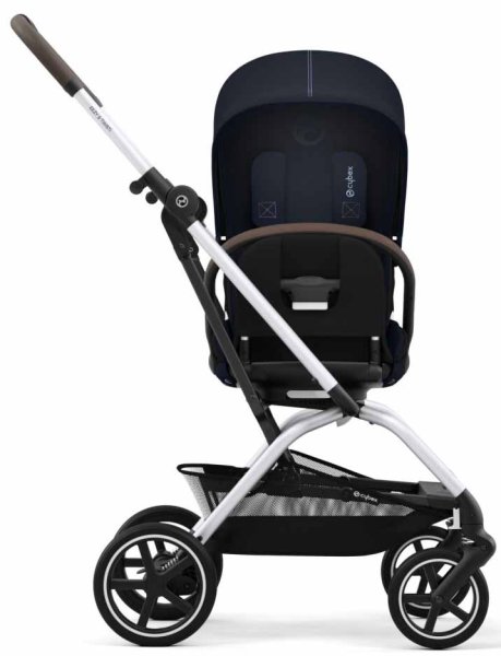 Cybex Прогулочная коляска с дождевиком и бампером Eezy S Twist+ 2 SLV / цвет Ocean Blue (синий)