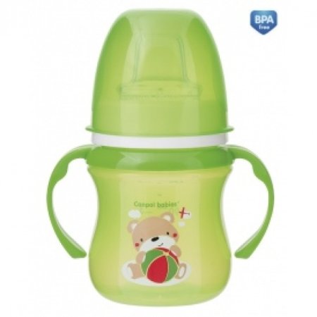 Canpol Поильник обучающий EasyStart с силиконовым носиком / 120 мл./ с 6 месяцев Colourful animals