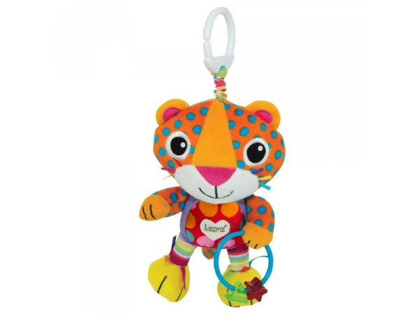 Lamaze(Ламаз) Игрушка с подвесом развивающая для малышей Леопард