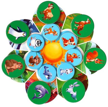 Лесная мастерская Игра на липучках "Мама, малыш, жилище"