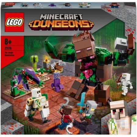 LEGO Minecraft Конструктор "Мерзость из джунглей", 489 деталей