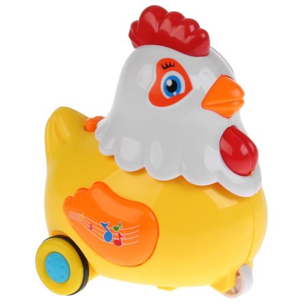 УМка Музыкальная каталка "Курочка", 25 песен, звуков и фраз