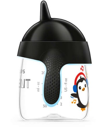 Avent Чашка поильник, 260 мл, с 1 года до 3 лет, черный, артикул: F753/SC03
