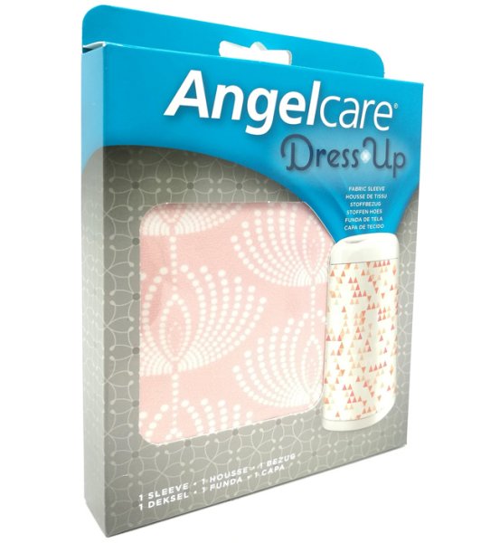 Angelcare Чехол для накопителя подгузников Dress Up / цвет розовый/цветы