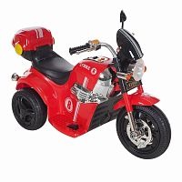 AIM BEST Электро-Мотоцикл MD-1188, 6V/4Ah*1, колеса пластик  90х43х54 см, Red / Красно-Черный