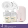 Philips Avent Молокоотсос двойной электронный / цвет розовый