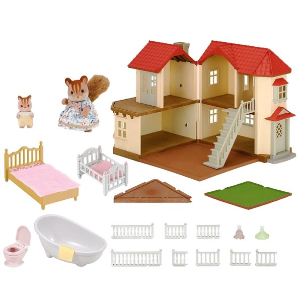 Sylvanian Families Детский игровой набор "Большой дом со светом" (подарочный набор) 5058