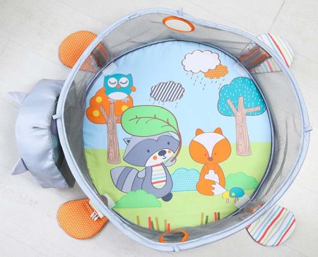 Крошка Я Развивающий коврик 3 в 1 «Енот»