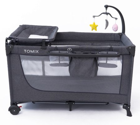 Детский манеж TOMIX LULLABY LUX  (Grey )