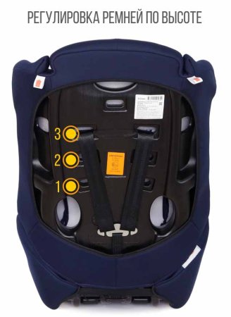 Zlatek Автокресло ZL513 lux этно (9-36 кг) / цвет синий + принт