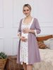 Hunny mammy Комплект для беременных и кормящих 10520, размер 170,176- 92-98 / цвет коричневый-молочный
