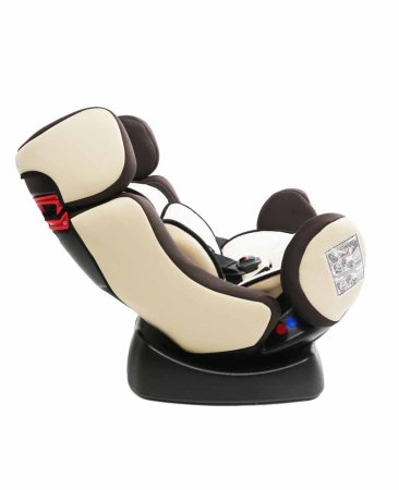 Bambini Moretti Детское автомобильное кресло BM-719 Lux, 0-25 кг, цвет / коричневый-бежевый
