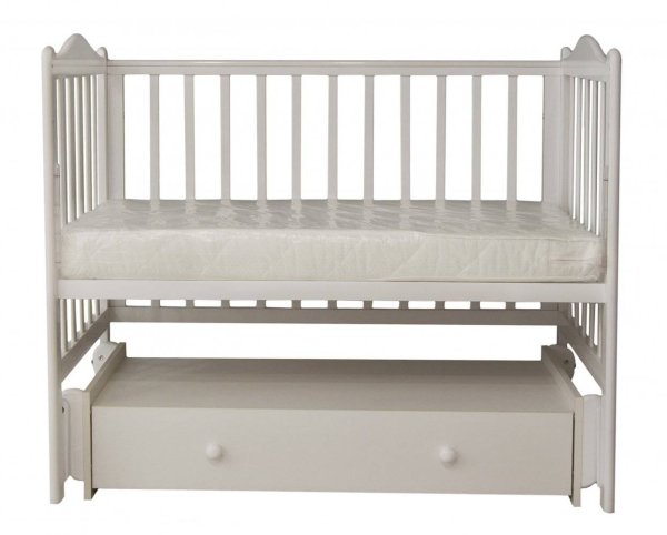 Bambini Moretti Кроватка детская Вави универсальный маятник / цвет белый