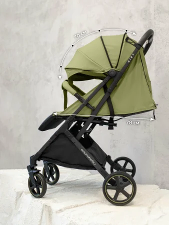 Прогул.коляска Amarobaby, Airy (Оливковый)