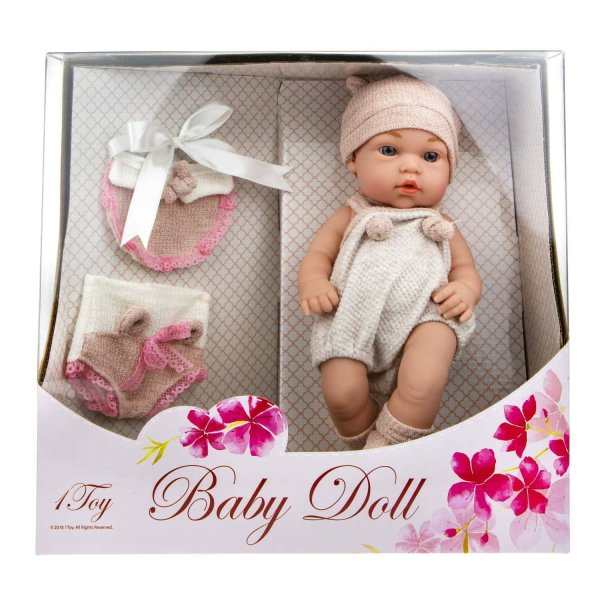 1toy Premium Пупс в розовой одежде