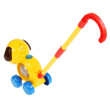 Умка Развивающая каталка-собака / цвет желтый