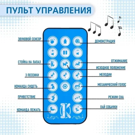 IQ BOT Робот-собака "Лакки", звук, свет 