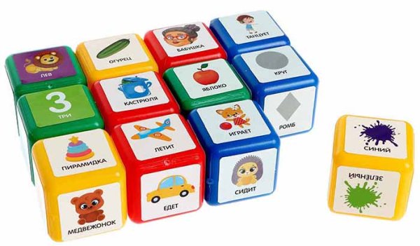 Zabiaka Набор кубиков "Логопедические"