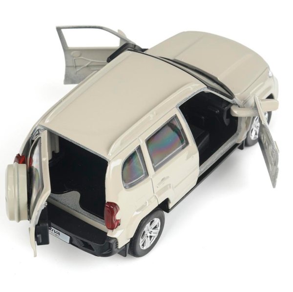 Машина металл LADA NIVA travel 12 см, двери, инерц, бежевый, кор. Технопарк 415050