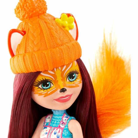 игрушка Enchantimals Набор игровой "Рождественские сани" кукла+питомец
