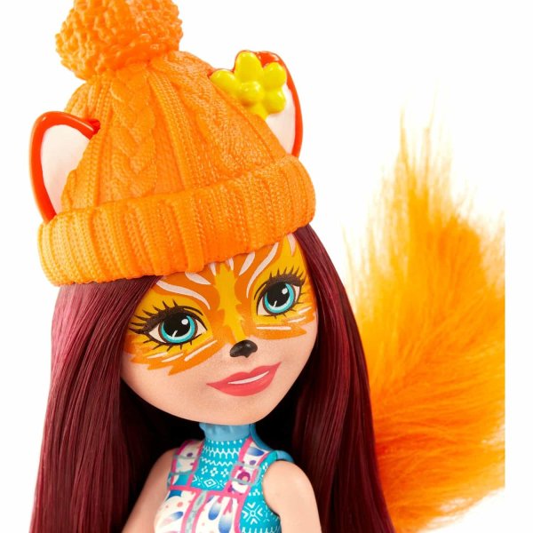 игрушка Enchantimals Набор игровой "Рождественские сани" кукла+питомец