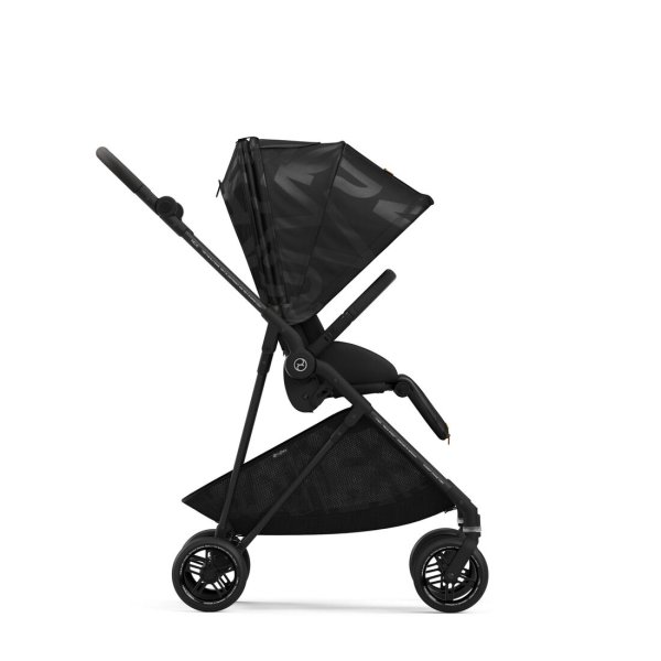 Cybex Коляска прогулочная Melio Street с дождевиком / цвет Real Black