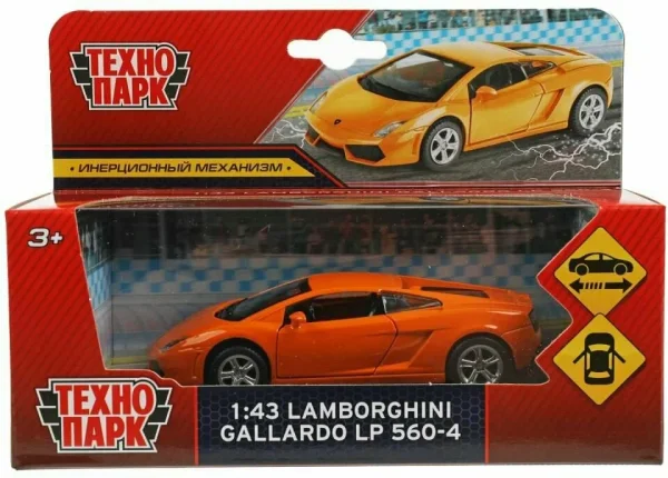 Машина металл lamborghini gallardo lp560-4, 11,4 см,  Технопарк