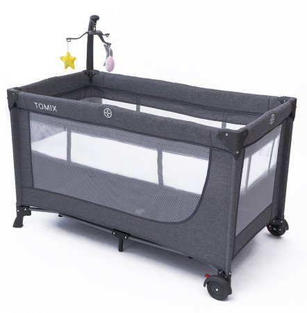 Детский манеж TOMIX LULLABY LUX  (Grey )