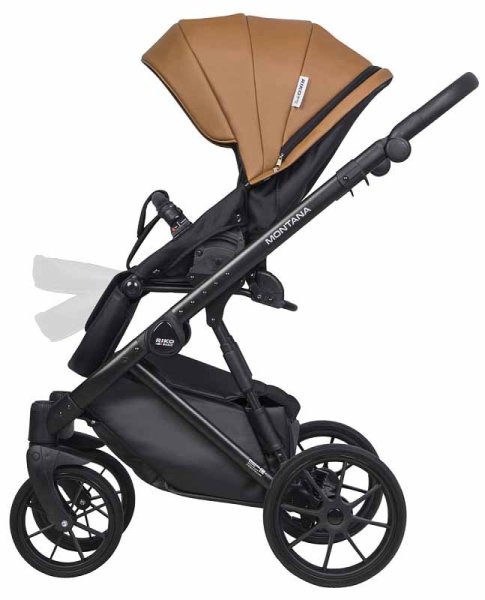 Riko Basic Коляска 2 в 1 Montana Ecco / цвет Caramel (коричневый)