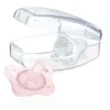 Chicco Пустышка сил. PHYSIOFORMA MINI SOFT /цвет pink, 0-2 мес, 2 шт 00073289110000