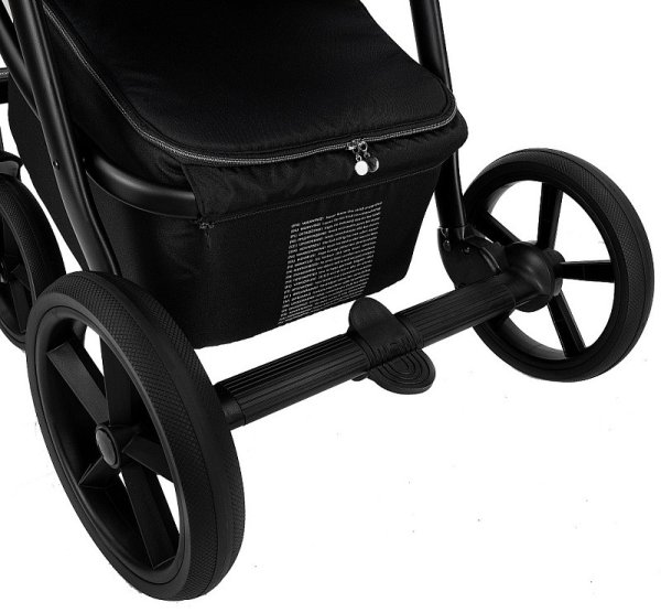 ROAN Коляска 2 в1 Esso короб + прогулка leather/Camel/Black/руч.Тем.коричневый(2 места) 