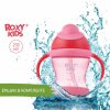 Roxy-Kids Поильник-непроливайка с трубочкой / цвет розовый