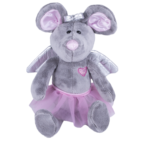 Softoy Игрушка Мышь в юбке и с крылышками, 26 см S882/15