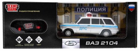 Технопарк Радиоуправляемая модель «ВАЗ-2104» / цвет серебристый