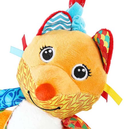 Умка Текстильная игрушка-подвеска с вибрацией «Лисичка»