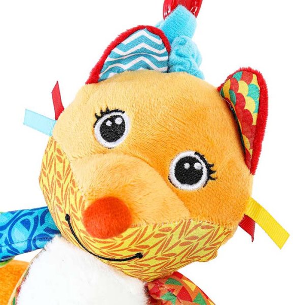 Умка Текстильная игрушка-подвеска с вибрацией «Лисичка»