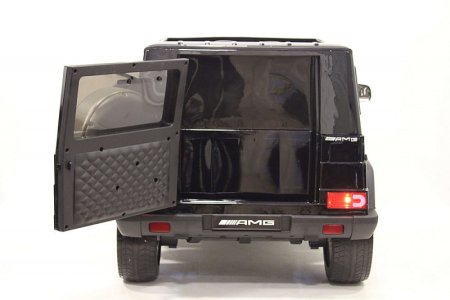 RiverToys Детский электромобиль Мercedes-Benz AMG G65 4WD / черный глянец